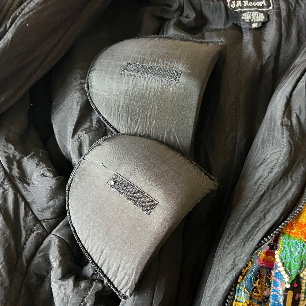 Embroidered Multicolor Beaded Patchwork Jacket - image 5